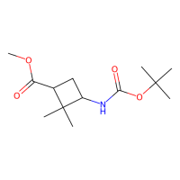 甲基顺式-3-(Boc-氨基)-2,2-二甲基环丁烷羧酸盐,1313358-57-4,阿拉丁