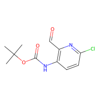 N-(6-氯-2-甲酰基吡啶-3-基)氨基甲酸叔丁酯，1199557-04-4，≥97%，阿拉丁