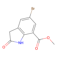 5-溴-2-氧代-2,3-二氢-1h-吲哚-7-羧酸甲酯,898747-32-5,≥97%,阿拉丁