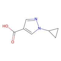 1-环丙基-1H-吡唑-4-羧酸,1622883-44-6,≥97%,阿拉丁