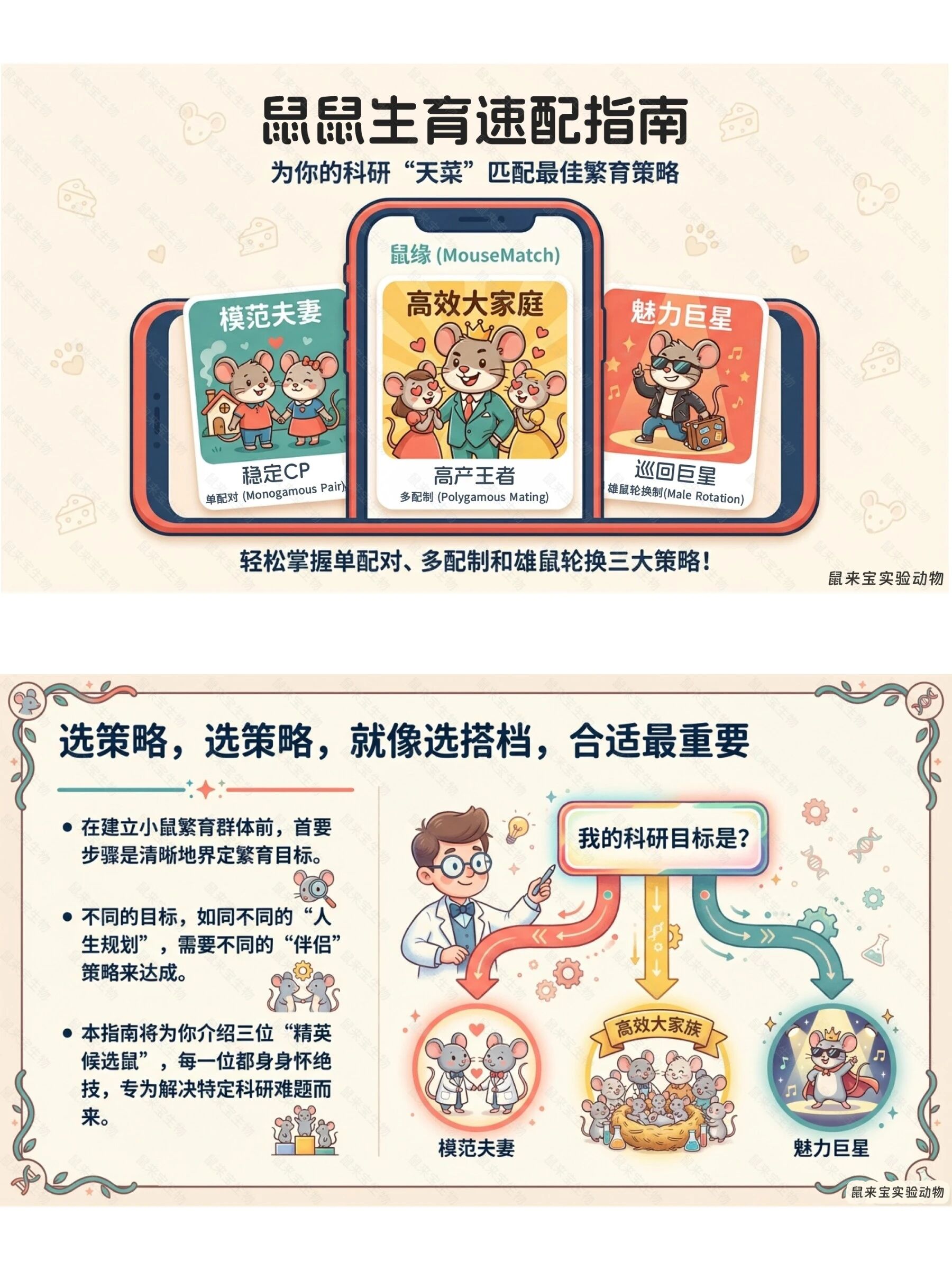 养鼠专家 | 繁育实验小鼠的交配策略
