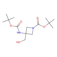 3-{[[(叔丁氧基)羰基]氨基} -3-(羟甲基)氮杂环丁烷-1-羧酸叔丁酯，1105662-61-0，≥97%，阿拉丁