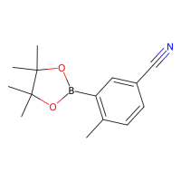 2-甲基-5-氰基苯基硼酸频哪醇酯,863868-32-0,≥97%,阿拉丁
