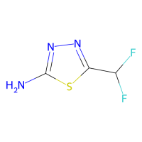 5-(difluoromethyl)-1,3,4-thiadiazol-2-amine，25306-15-4，≥97%，阿拉丁