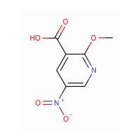 2-methoxy-5-nitro-pyridine-3-carboxylic acid，1020635-54-4，≥97%，阿拉丁