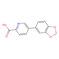 5-(苯并[d][1,3]二氧代-5-基)吡啶甲酸，1242339-65-6，≥98%，阿拉丁