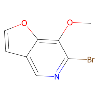 6-溴-7-甲氧基呋喃[3,2-c]吡啶，1261366-01-1，≥95%，阿拉丁