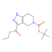 5-叔丁基3-乙基1H,4H,5H,6H,7H-吡唑并[4,3-c]吡啶-3,5-二羧酸酯，518990-23-3，≥97%，阿拉丁