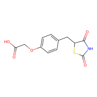 4-(2,4-二氧代噻唑啉-5-基甲基)苯氧乙酸，179087-93-5，≥98%，阿拉丁