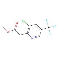 2-[3-氯-5-(三氟甲基)-2-吡啶基]乙酸甲酯，885949-63-3，≥95%，阿拉丁