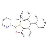2-[(2R,3R)-4-(9-蒽基)-3-叔丁基-2,3-二氢-1,3-苯并氧膦杂环]吡啶，1542796-14-4，≥97%,≥99%(ee)，阿拉丁