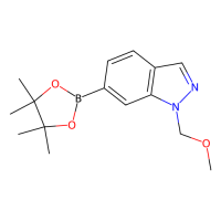1-(甲氧甲基)吲唑-6-硼酸频哪醇酯，1256360-14-1，≥96%，阿拉丁