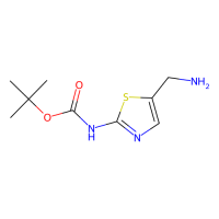 N-[5-(氨基甲基)-1,3-噻唑-2-基]氨基甲酸叔丁酯，878376-13-7，≥97%，阿拉丁