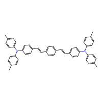 1,4-双[4-(二对甲苯氨基)苯乙烯基]苯，55035-43-3，≥98%，阿拉丁