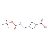 3-({[((叔丁氧基)羰基]氨基}甲基)环丁烷-1-羧酸，1630907-04-8，≥97%，阿拉丁