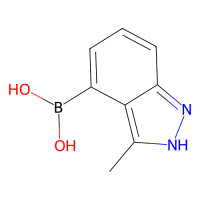 (3-甲基-1H-吲唑-4-基)硼酸,1310383-41-5,≥97%,阿拉丁