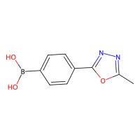 4-(5-甲基-1,3,4-恶二唑-2-基)苯基硼酸，913835-70-8，≥98%，阿拉丁