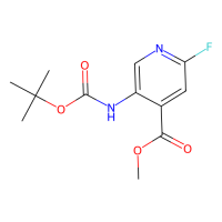 5-{[((叔丁氧基)羰基]氨基} -2-氟吡啶-4-羧酸甲酯，305371-15-7，≥97%，阿拉丁