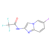 2,2,2-三氟-N-{6-碘咪唑并[1,2-a]吡啶-2-基}乙酰胺，209971-49-3，≥97%，阿拉丁