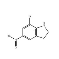 7-bromo-5-nitro-2,3-dihydro-1H-indole，87240-06-0，≥97%，阿拉丁