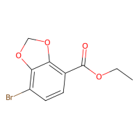 7-溴苯并[d][1,3]二氧杂环戊烯-4-羧酸乙酯，1312610-07-3，≥98%，阿拉丁