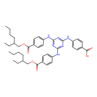 4-(4,6-二(4-((2-乙基己基氧基)羰基)苯基氨基)-1,3,5-三嗪-2-基氨基)苯甲酸，1469870-11-8，≥98%，阿拉丁