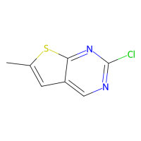 2-氯-6-甲基噻吩并[2,3-d]嘧啶，1225875-20-6，≥97%，阿拉丁