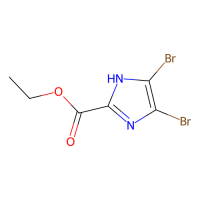 4,5-二溴-1H-咪唑-2-羧酸乙酯，74840-99-6，≥98%，阿拉丁