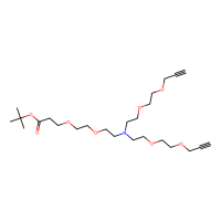 N-(叔丁基酯-PEG2)-N-双(PEG2-炔丙基)，2100306-69-0，≥98%，阿拉丁