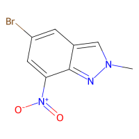 5-溴-2-甲基-7-硝基-2H-吲唑，1363383-35-0，≥97%，阿拉丁