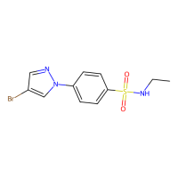 N-乙基4-(4-溴吡唑-1-基)苯磺酰胺，1187385-77-8，≥98%，阿拉丁