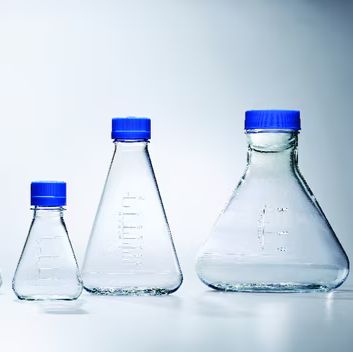 Nalgene货号4116-0250一次性无菌锥形瓶250ml带档板的底(通气盖)瓶身PETG材质(瓶盖HDPE材质)19121878899上海睿安生物