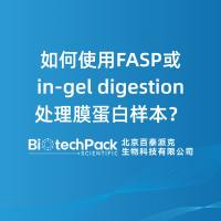 如何使用FASP或in-gel digestion处理膜蛋白......