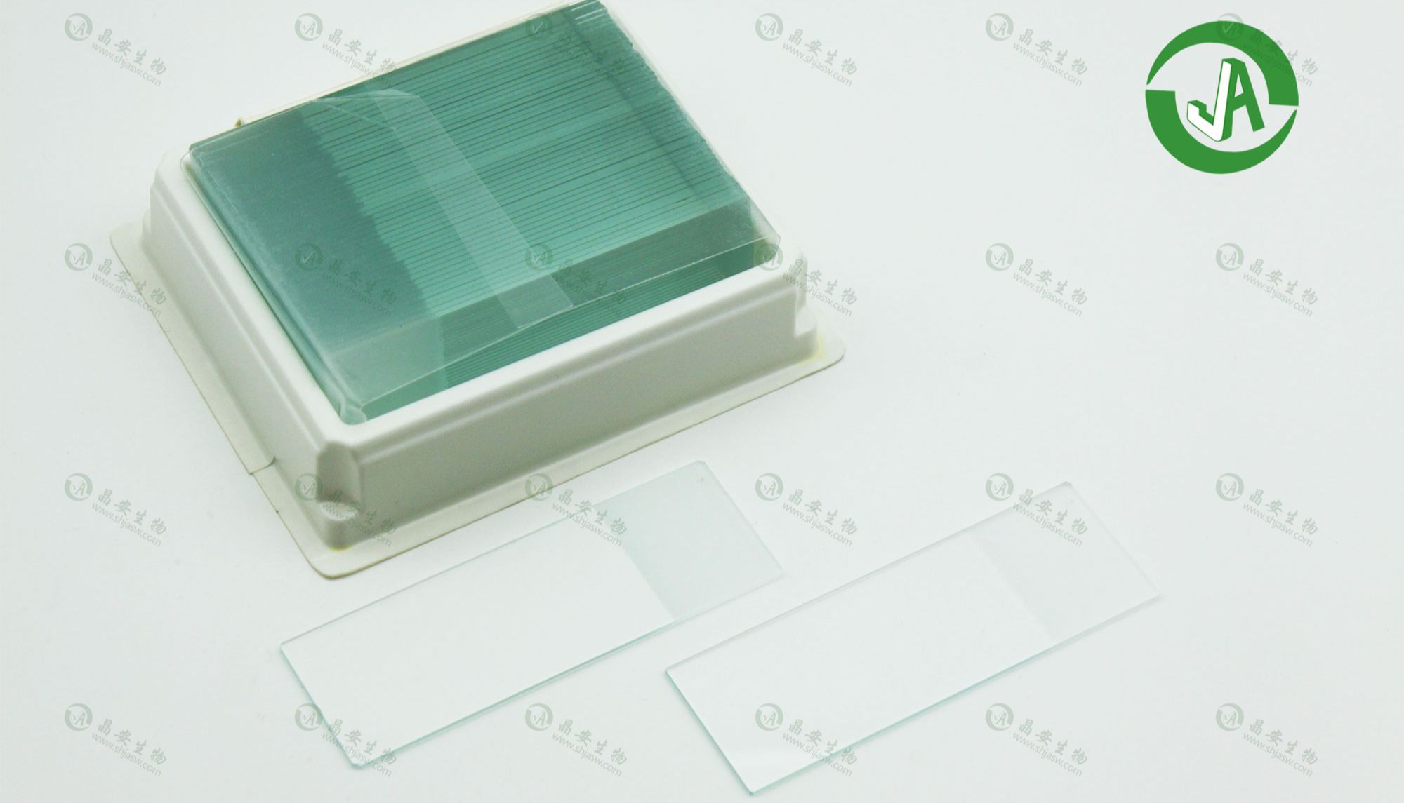 上海晶安生物多聚赖氨酸PLL包被防脱粘附性载玻片75x25mm（多聚赖氨酸预处理载玻片）