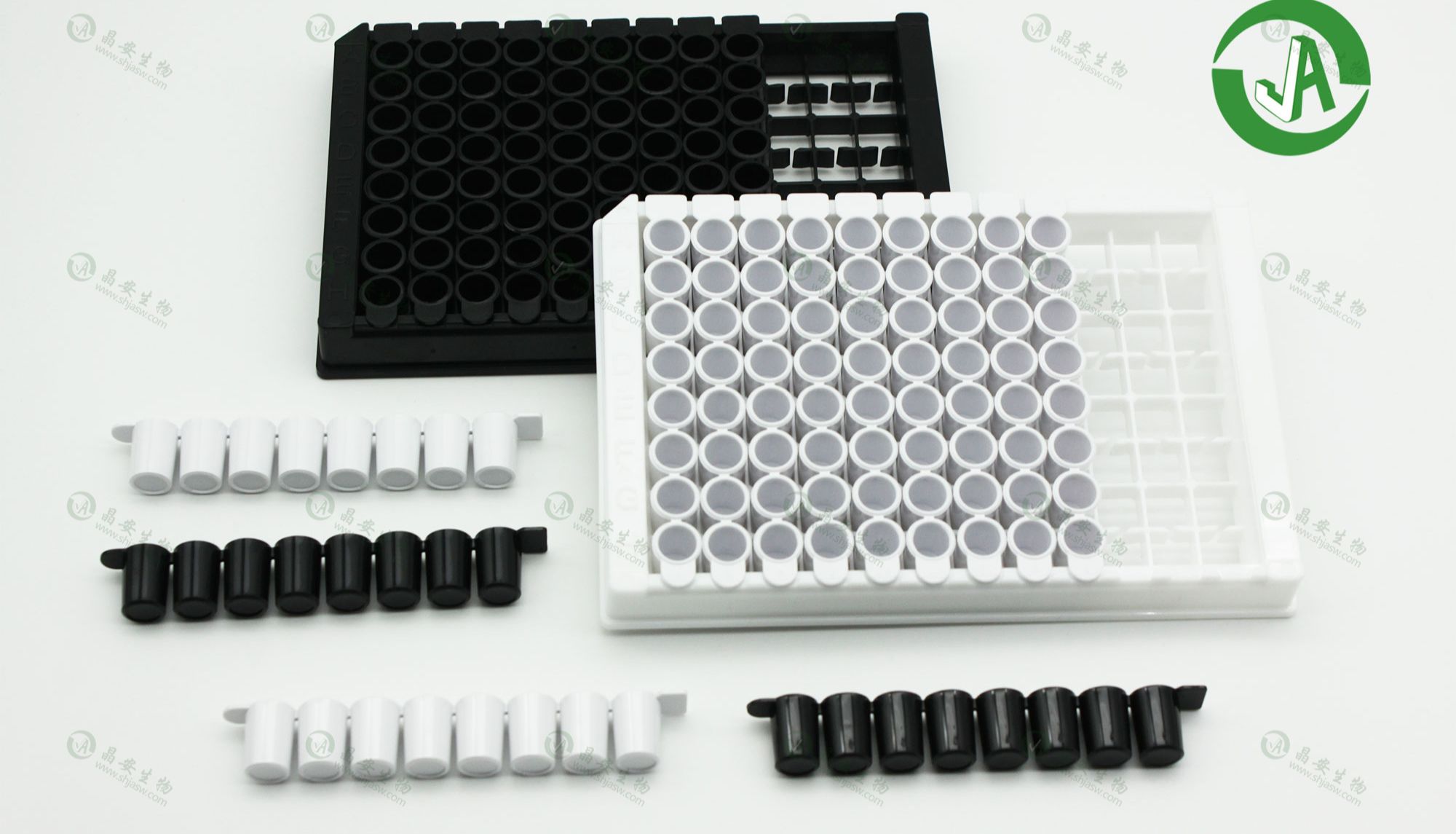 上海晶安生物预包被链霉亲和素Streptavidin的微孔板（黑色白色透明96孔酶标板）