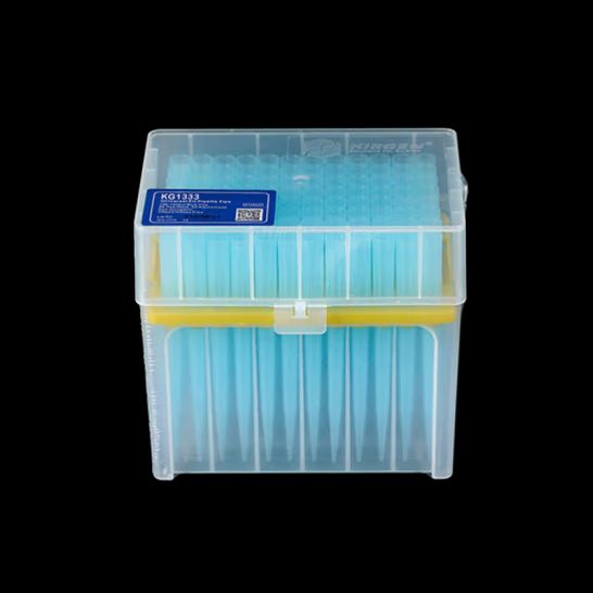 科进 KG1333 100-1000μl 加长型盒装吸头；蓝色，带刻度，灭菌