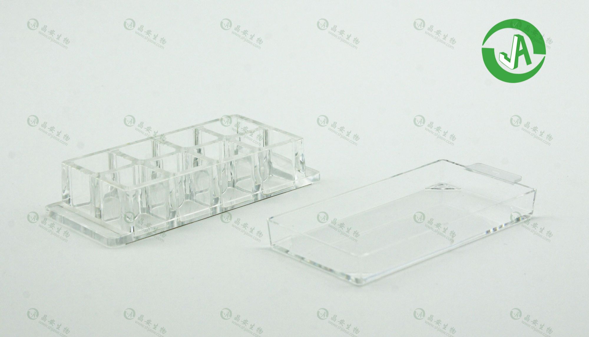 上海晶安生物多聚赖氨酸PLL包被腔室载玻片1孔2孔4孔8孔