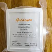 Goldcyto西班牙一次性精子分析计数标准玻片