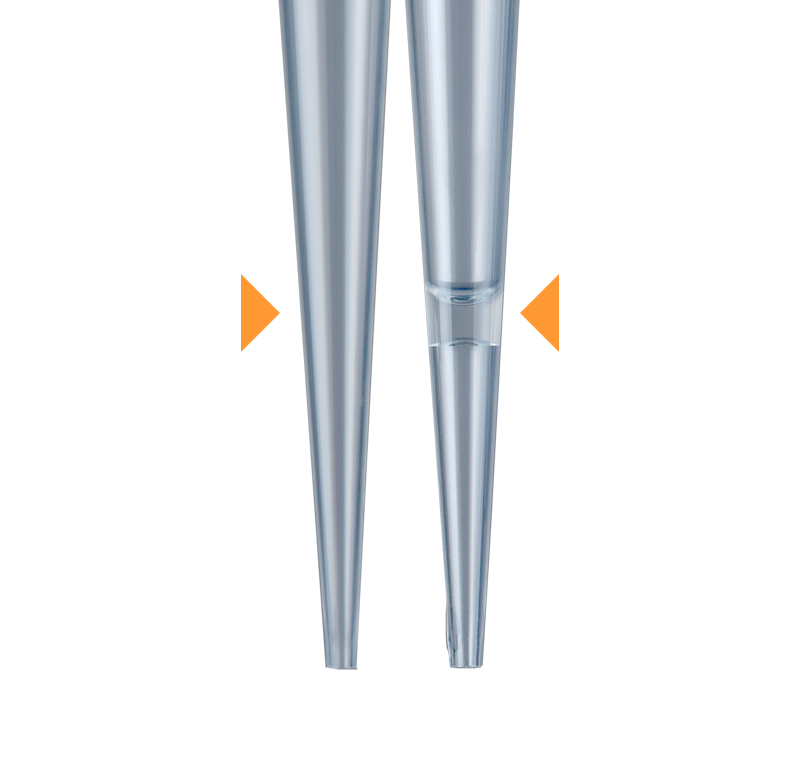 Low retention pipette tips