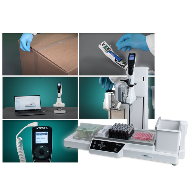 Collection of the thumbnails of all getting started videos for the ASSIST PLUS