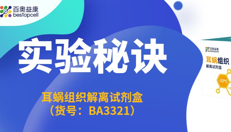 实验秘诀 | 耳蜗组织解离试剂盒解锁单细胞测序与听觉疾病研究新可能