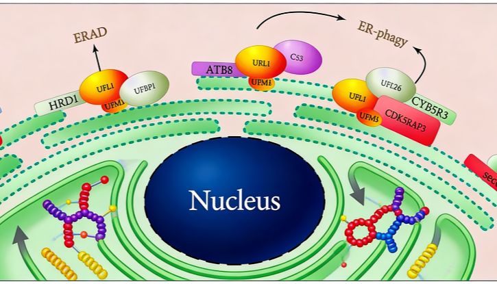 犹素化如何调控细胞核与内质网的稳态维持？