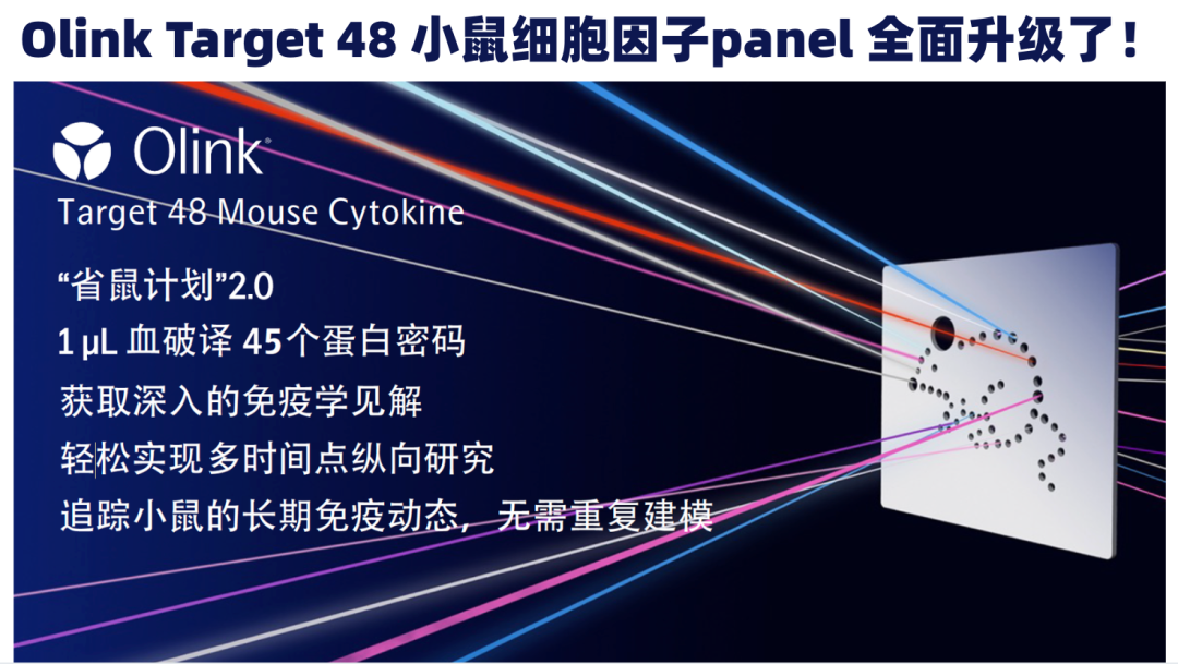 Olink小鼠细胞因子升级：更多蛋白，性能提升