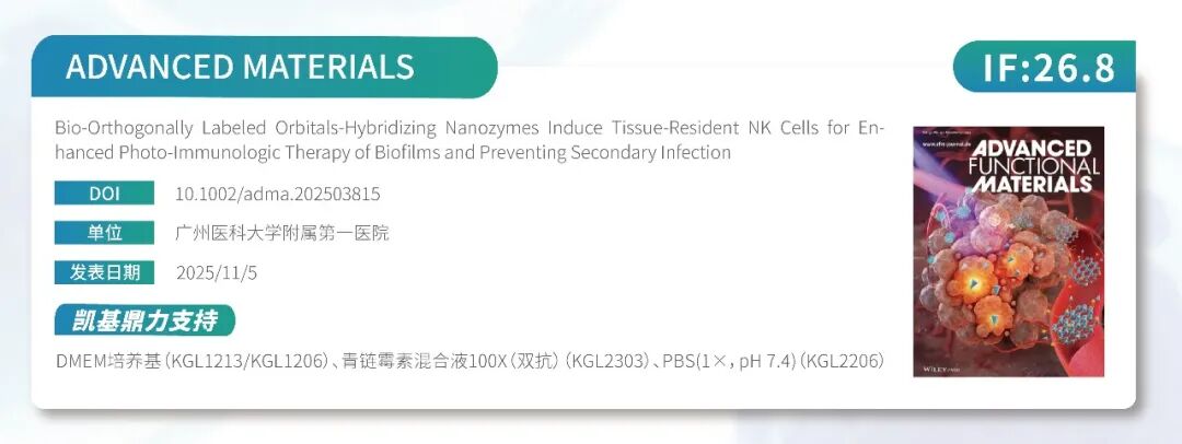 文献月报｜凯基生物【11月】高分特辑