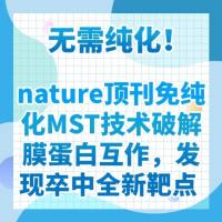 无需纯化！nature顶刊免纯化MST技术破解膜蛋白互作，发现卒中全新靶点