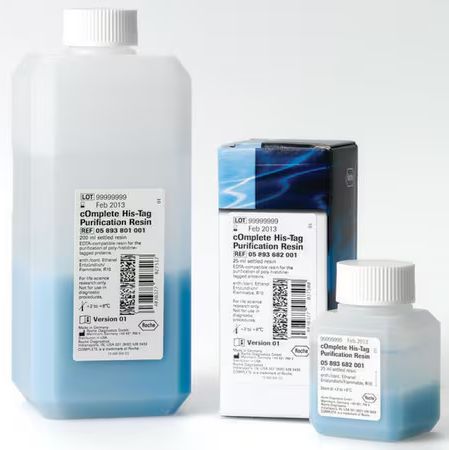 Roche货号5893682001与5893801001现货cOmplete™ His-Tag纯化树脂19121878899上海睿安生物Merck-Roche-Millipore-Sigma官方正式授权代理商