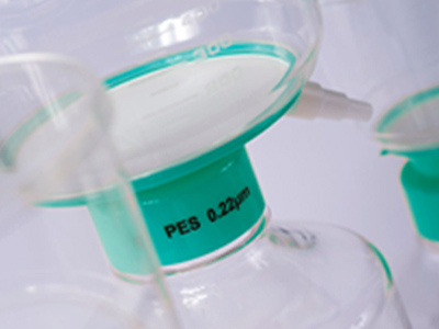 50mm直径膜，可直接过滤至50mL离心管中，减少不必要的移液步骤