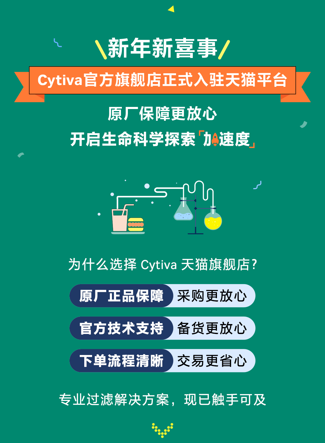 Cytiva天猫旗舰店正式上线！解锁过滤好物采购新方式