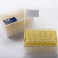 KirGen货号KG1233现货1-300μl加长型吸嘴(黄色)带刻度(盒装灭菌)上海睿安生物19121878899