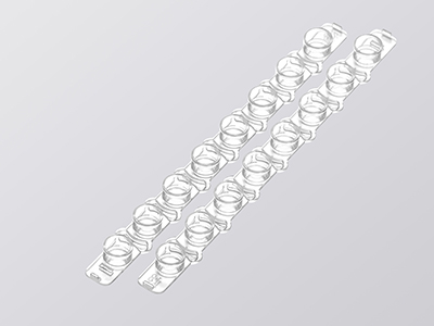 联盖首尾不同标识， 方便识别方向